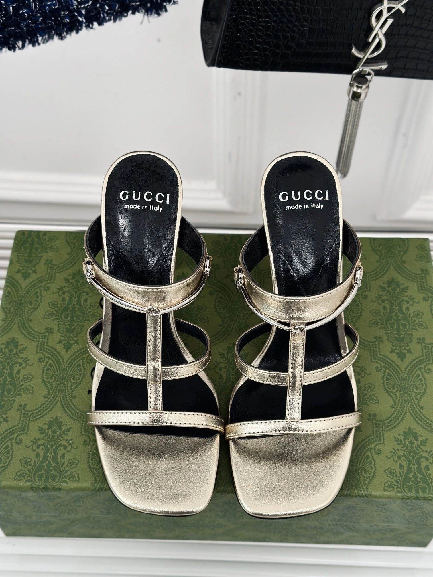 COCO-- 776643 B8B00 8053 Heel height：9.5CM Calfskin sheepskin item:D-X032C1439
